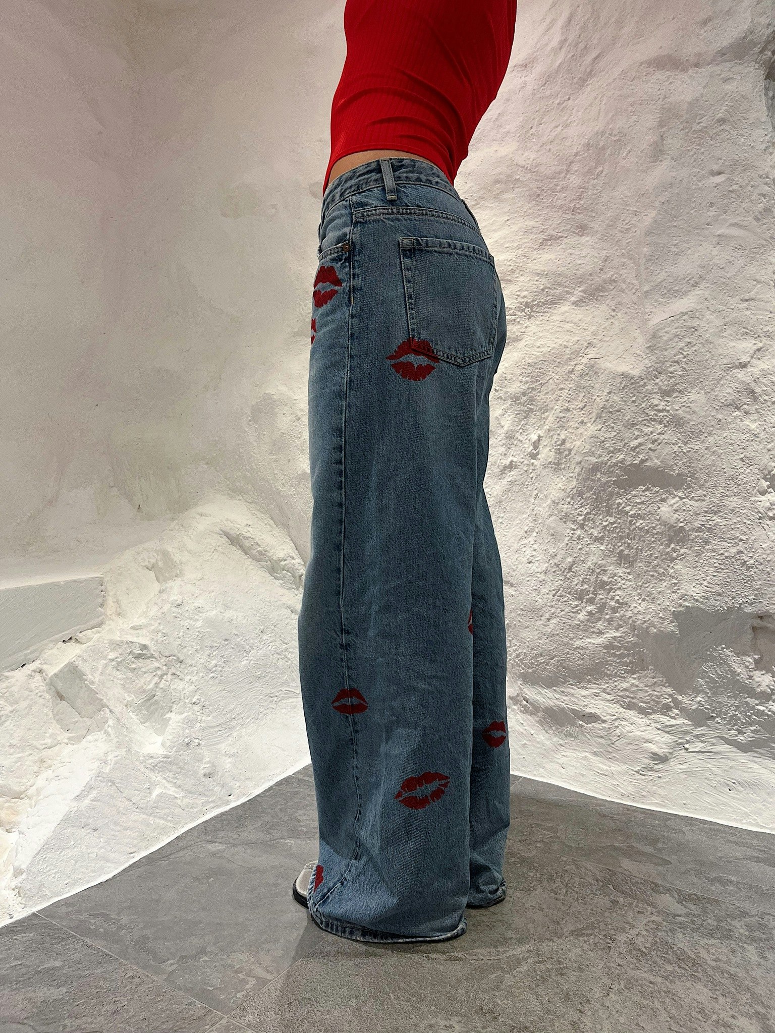 Bow Bow Bow Jeans (Blue)