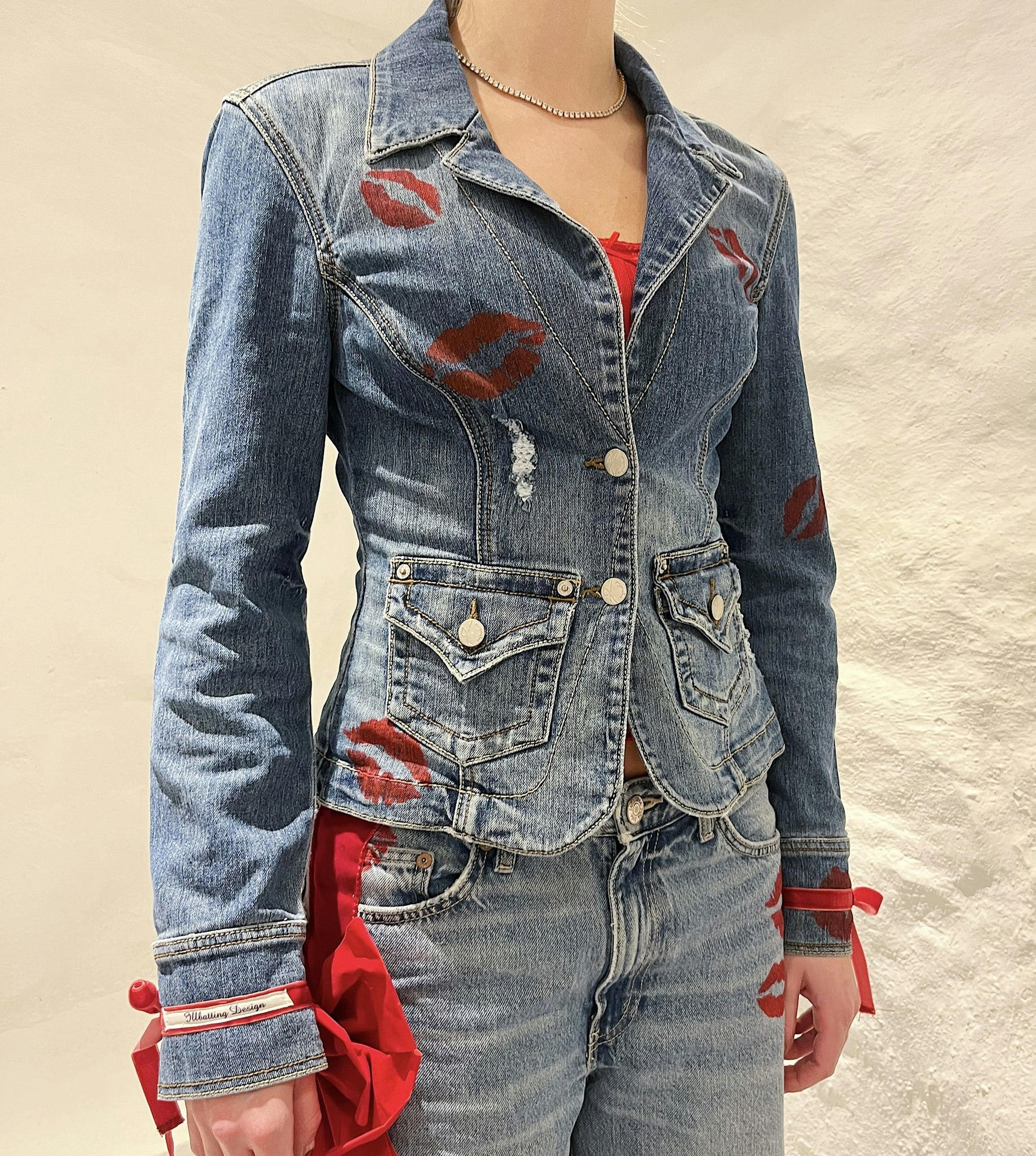 Bow Bow Bow Jacket (Blue)