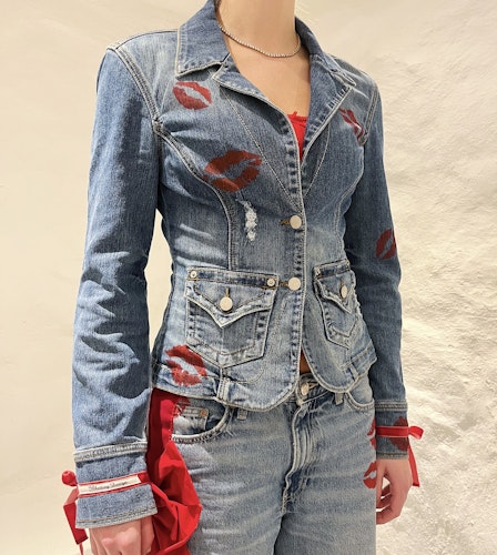 Bow Bow Bow Jacket (Blue)
