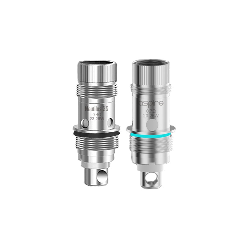 aspire nautilus 2s bvc coil 5-pack förångare 0.7 ohm mesh vape vejp vapemore