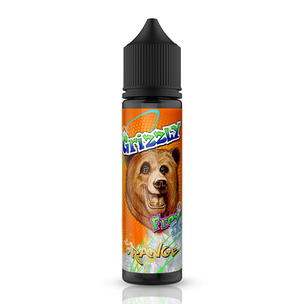 grizzly vapor fresh orange ice apelsin kyla kall cooling e-juice shortfill 50ml gorilla v3 vapemore VapeMore