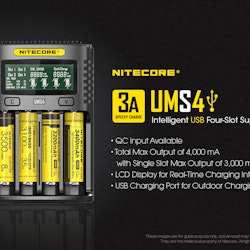 Nitecore UMS4 USB-laddare
