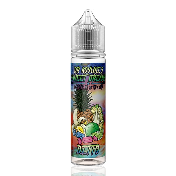 Dr Koyuki sweet dreams ditto godis jackfrukt banan ananas lime  Shortfill 50ml 60ml vape vejp vapemore