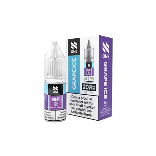 N One - Grape Ice 10ml (20mg Nic-salt)