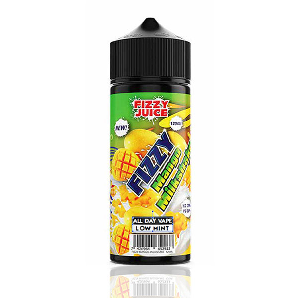 fizzy mango milkshake vanilj cooling e-juice shortfill 100ml gorilla v3 vapemore
