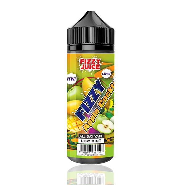 fizzy apple cocktail äpple grön gröna mango cooling e-juice shortfill 100ml gorilla v3 vapemore VapeMore