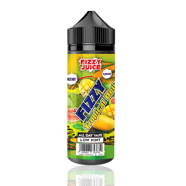 fizzy tropical delight mango guava cooling e-juice shortfill 100ml gorilla v3 vapemore VapeMore