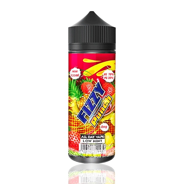 fizzy punch tropisk ananas jordgubbe jordgubbar cooling e-juice shortfill 100ml gorilla v3 vapemore VapeMore