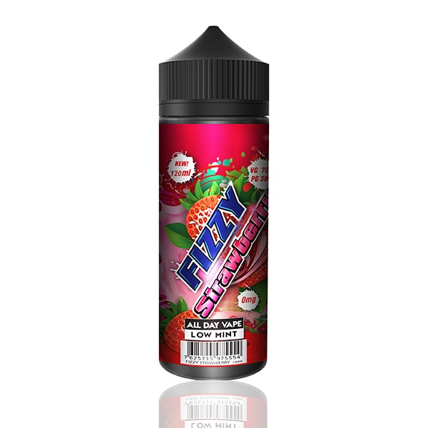 fizzy strawberry jordgubbe jordgubbar cooling e-juice shortfill 100ml gorilla v3 vapemore VapeMore