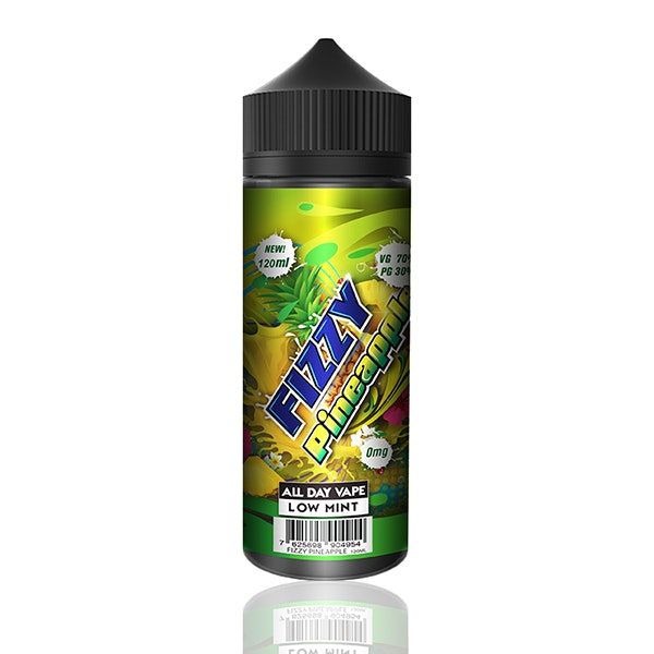 fizzy pineapple ananas cooling e-juice shortfill 100ml gorilla v3 vapemore VapeMore