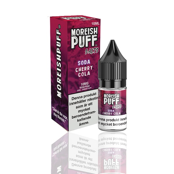 Moreish Puff - Cherry Cola Soda (10ml, 10mg nikotinsalt)