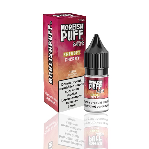 Moreish Puff - Cherry Sherbet (10ml, 10mg nikotinsalt)
