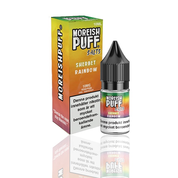 Moreish Puff - Rainbow Sherbet (10ml, 10mg nikotinsalt)