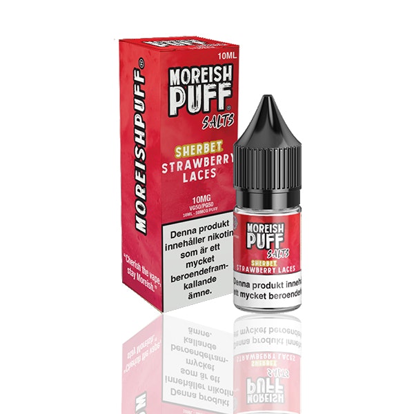 Moreish Puff - Strawberry Laces Sherbet (10ml, 10mg nikotinsalt)
