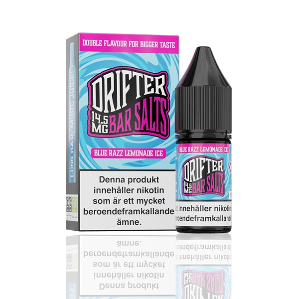 Drifter Bar Salts - Blue Razz Lemonade ICE (10ml, 14.5mg nikotinsalt)