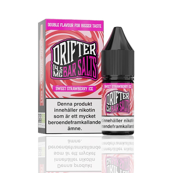 Drifter Bar Salts - Sweet Strawberry ICE (10ml, 14.5mg nikotinsalt)