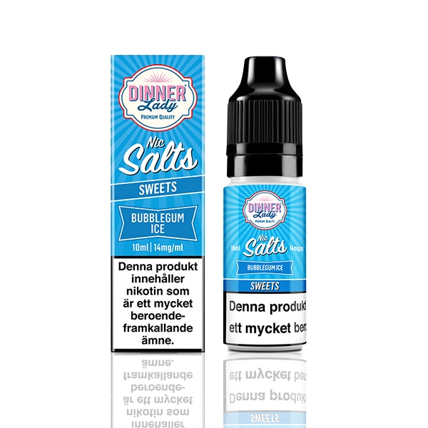 Dinner Lady Salt - Bubblegum Ice (10ml, 14mg nikotinsalt)