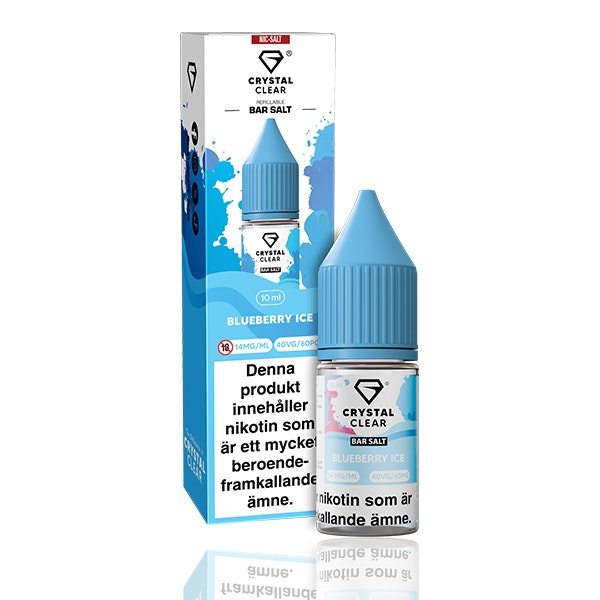 Crystal Clear - Blueberry Ice  (10ml, 14mg nikotinsalt)