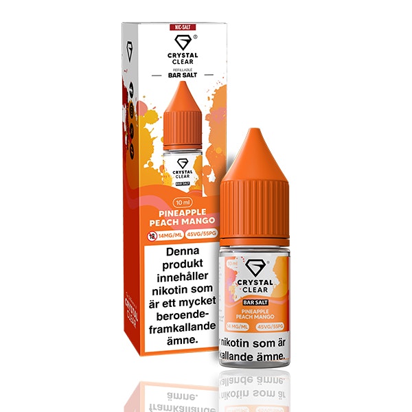 Crystal Clear - Pineapple Peach Mango  (10ml, 14mg nikotinsalt)