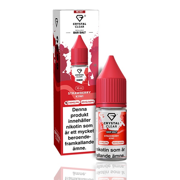 Crystal Clear - Strawberry Kiwi  (10ml, 14mg nikotinsalt)