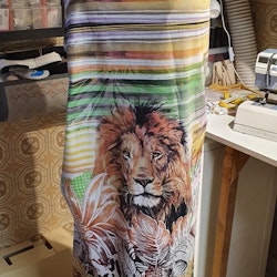 Lejon & Tiger panel, eko trikå
