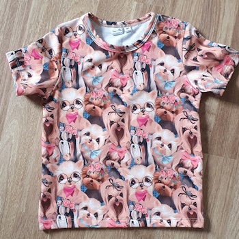 T-shirt gulliga hundar