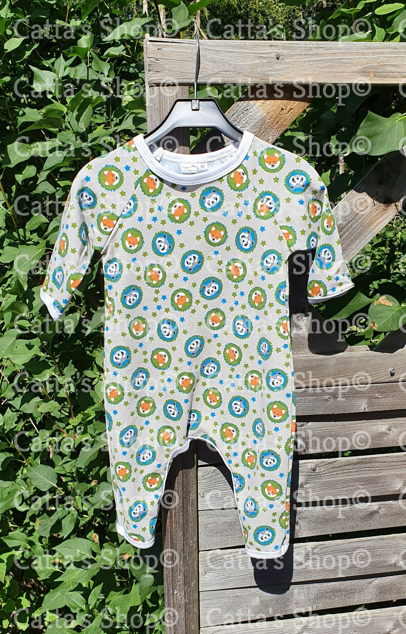 Jumpsuit - Tvättbjörn/räv, 50%