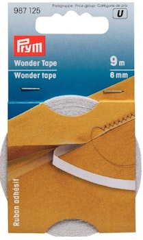 Textiltejp - wonder tape, Prym 9 m
