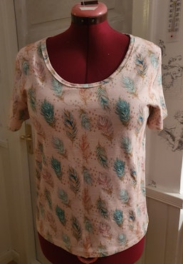 T-shirt fjädrar (dam), 50%