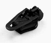 ZlideOn Narrow Zipper Replacement Zipper (Narrow Zipper Xs 3CB Black)