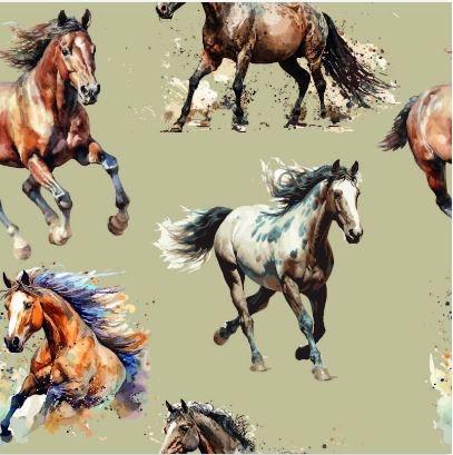 ekologiskt trikåtyg - Galopp