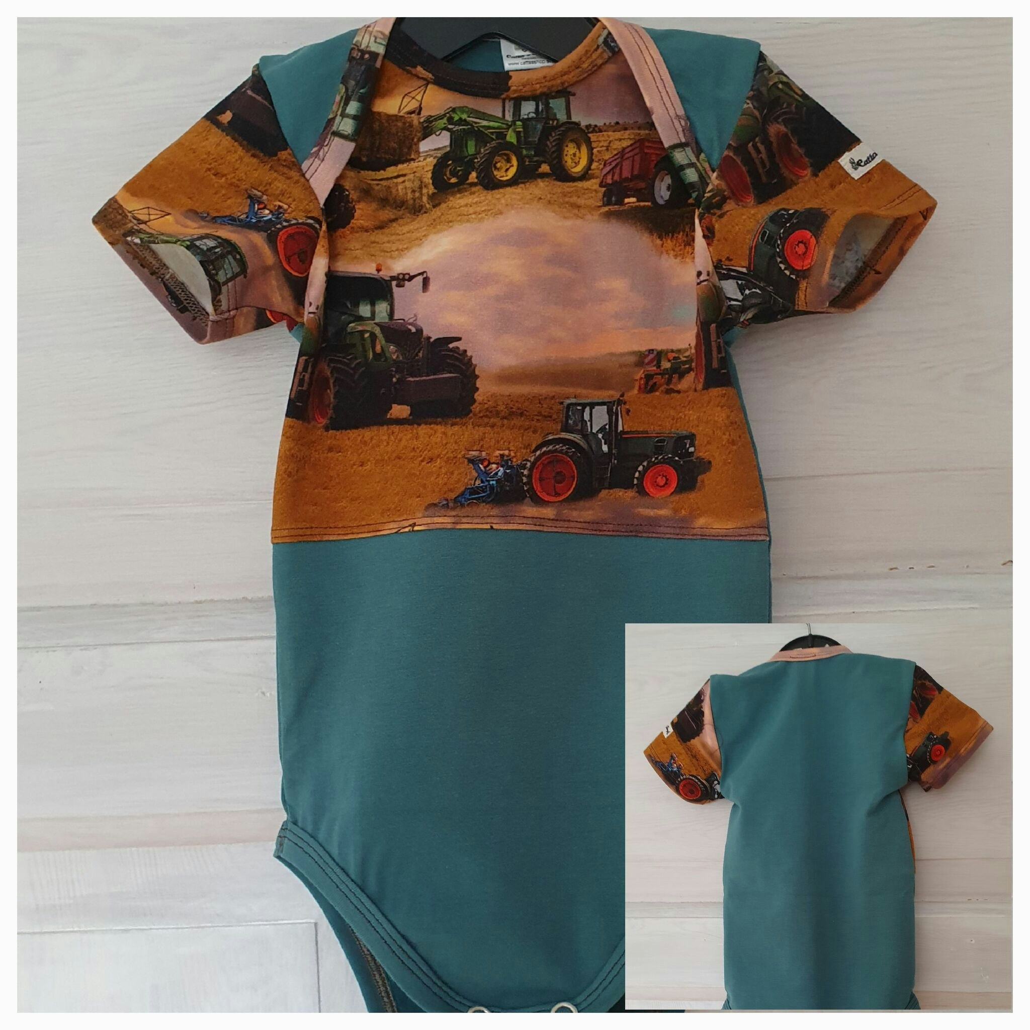 ekologisk babybody - Traktor