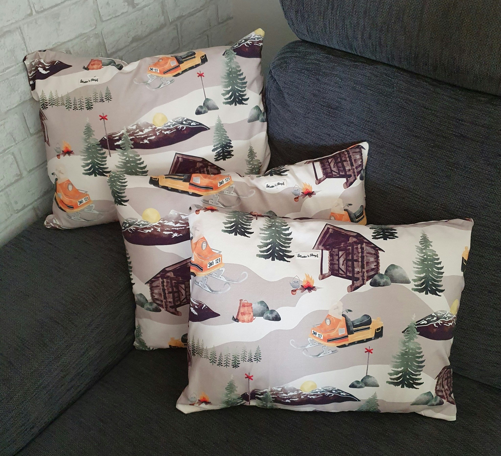 Kudde - Motiv Ockelbo skoter
