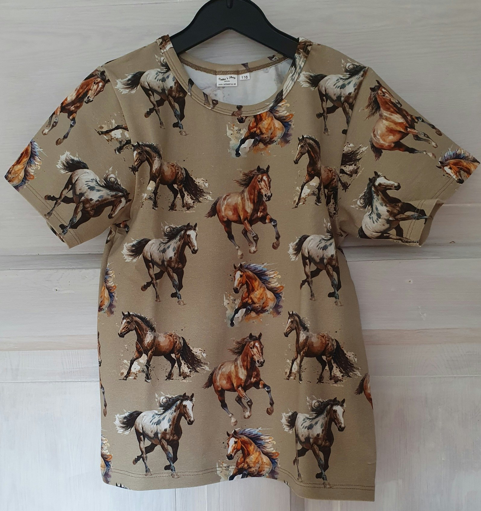 T-shirt - Galopperande hästar