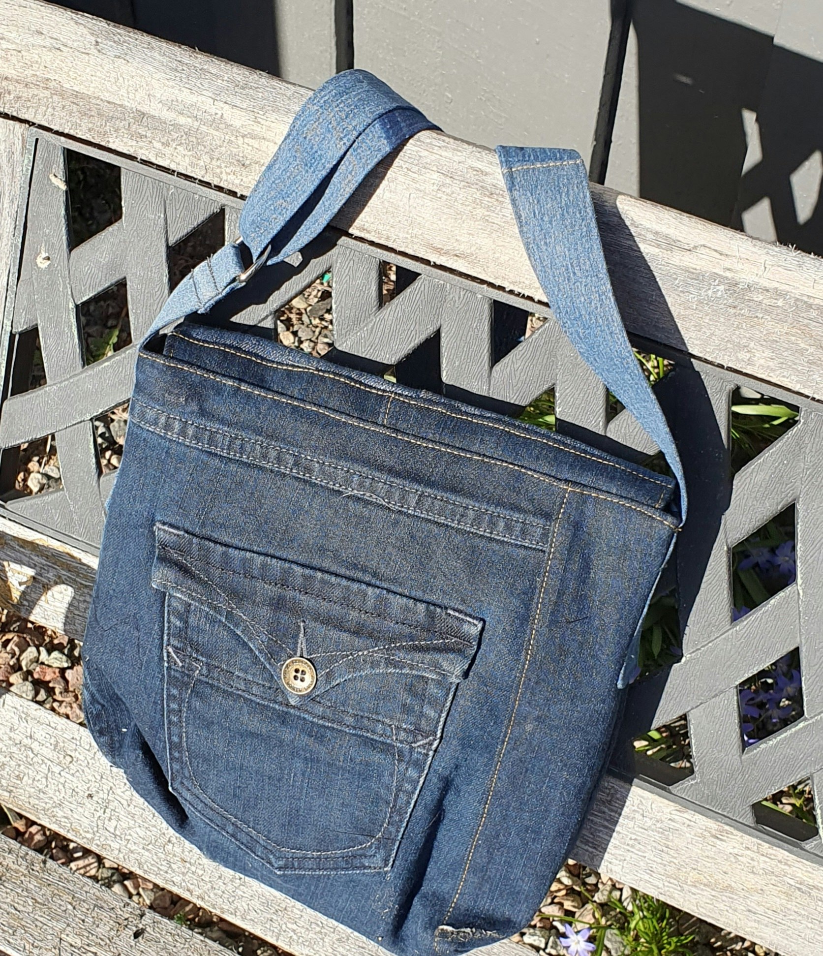 Jeans axelväska