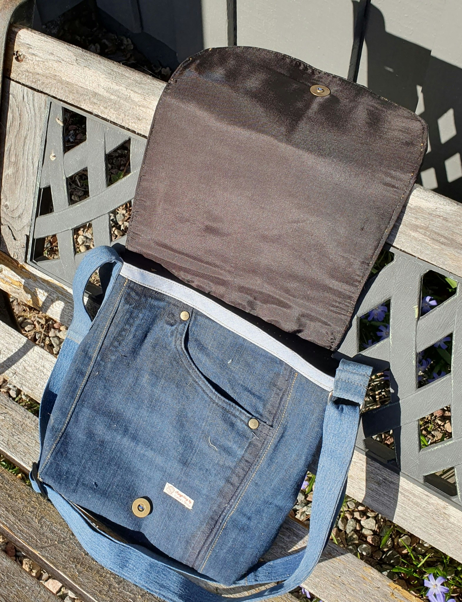 Jeans axelväska