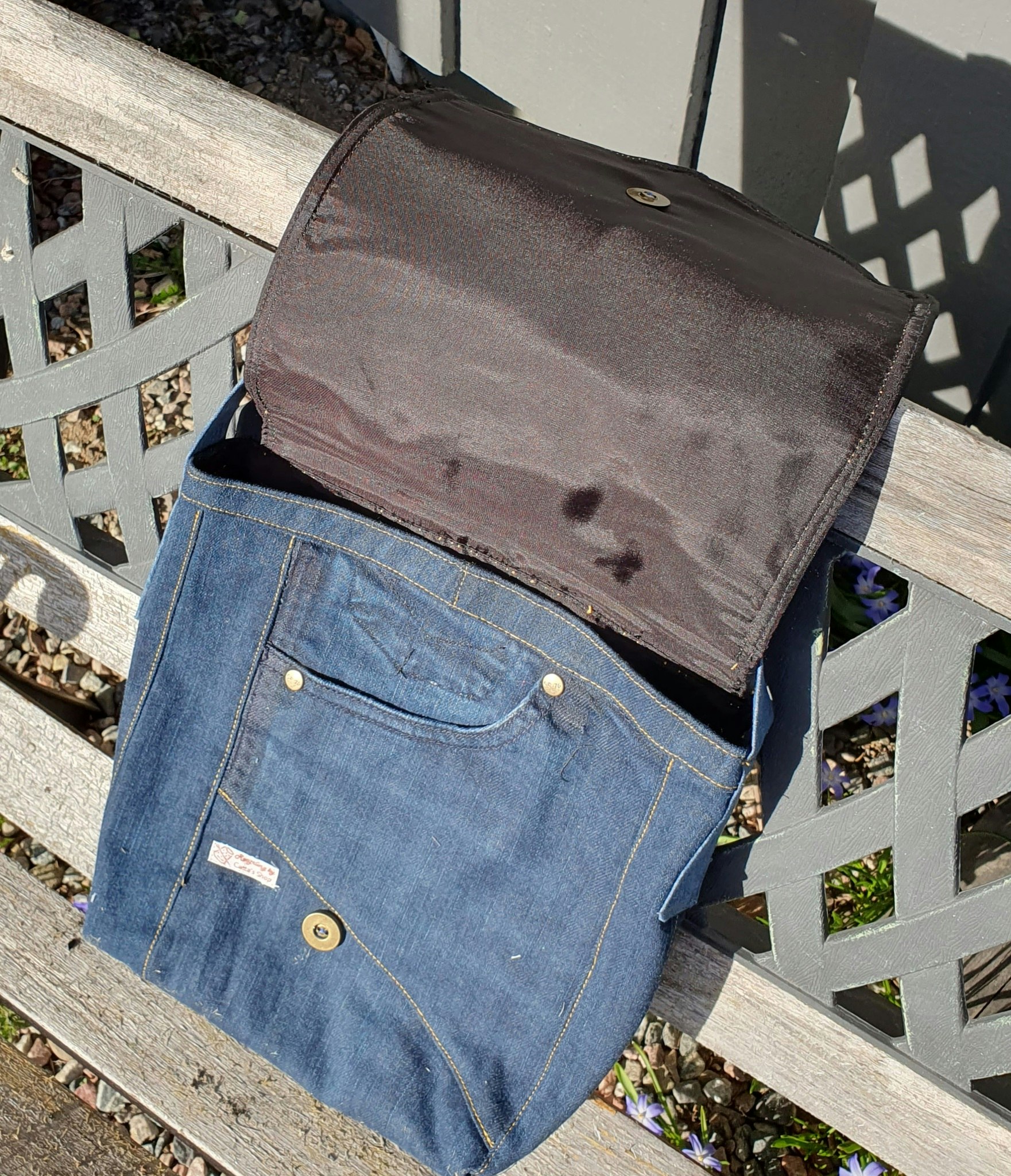 Jeans axelväska