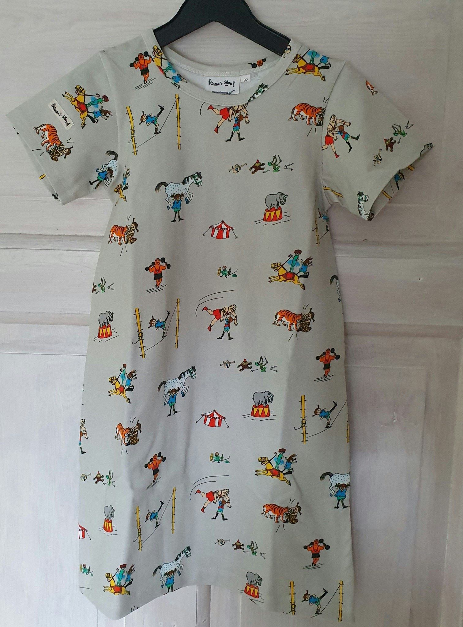 Klänning/tunika Pippi "ekologisk"
