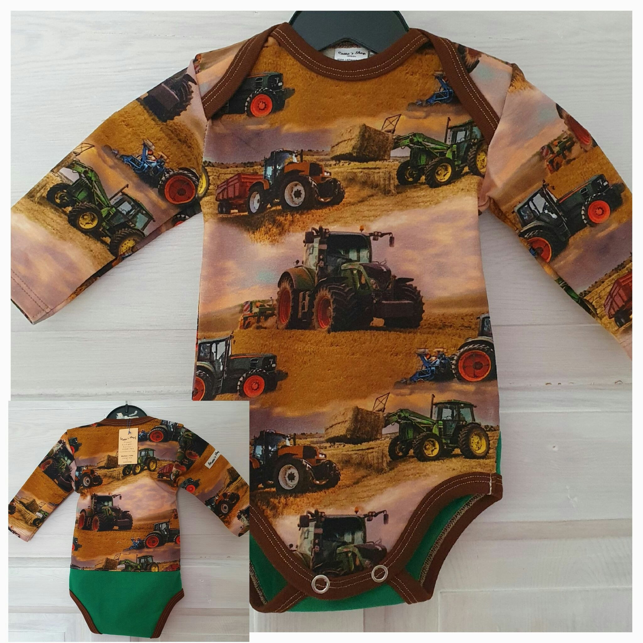 ekologisk babybody - Traktor