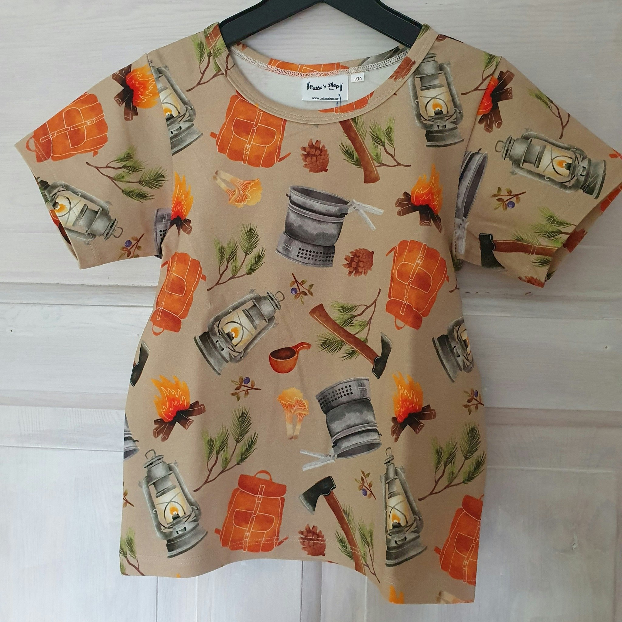 T-shirt Skogsutflykt "ekologisk"