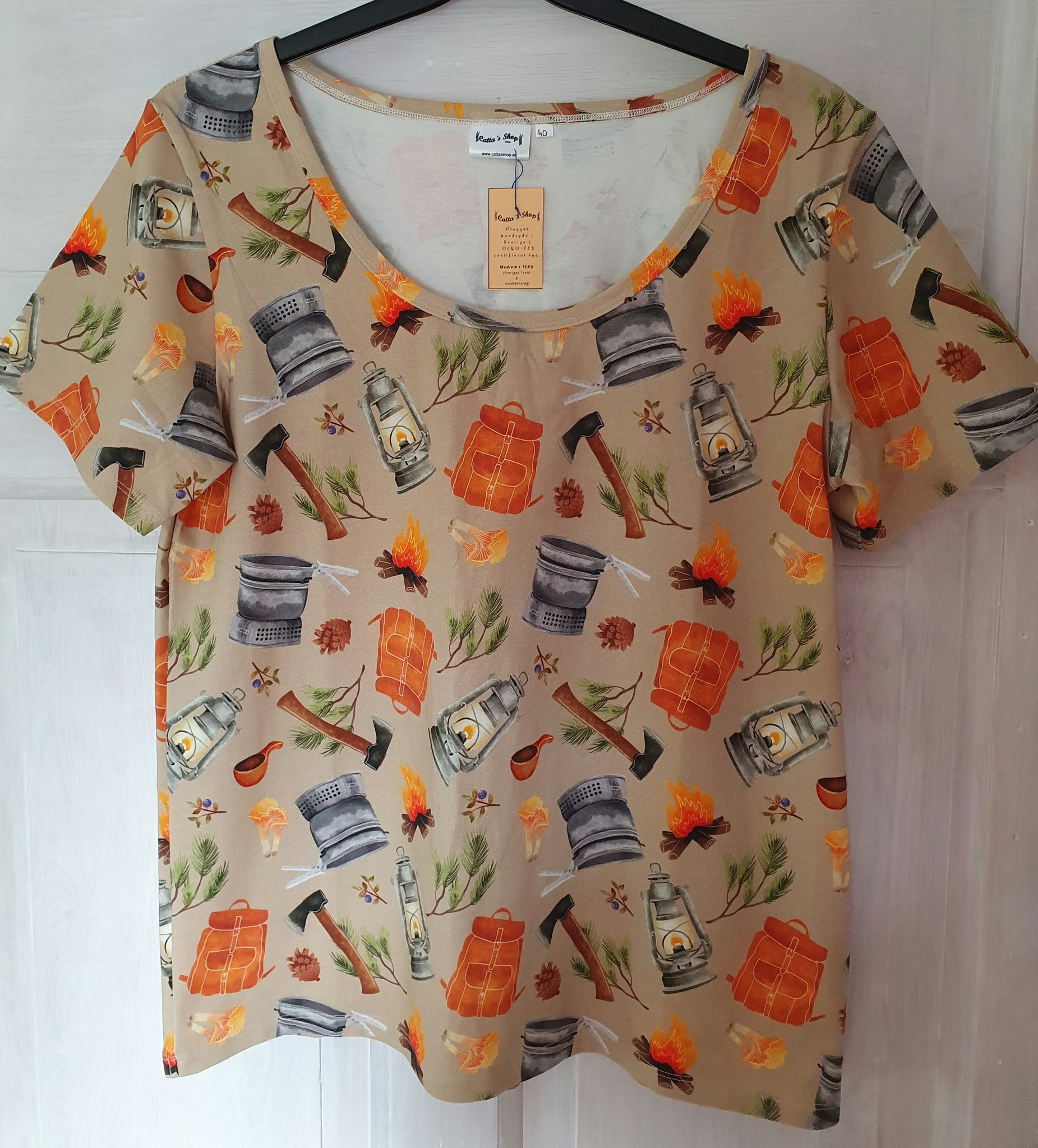 T-shirt Skogsutflykt "ekologisk"