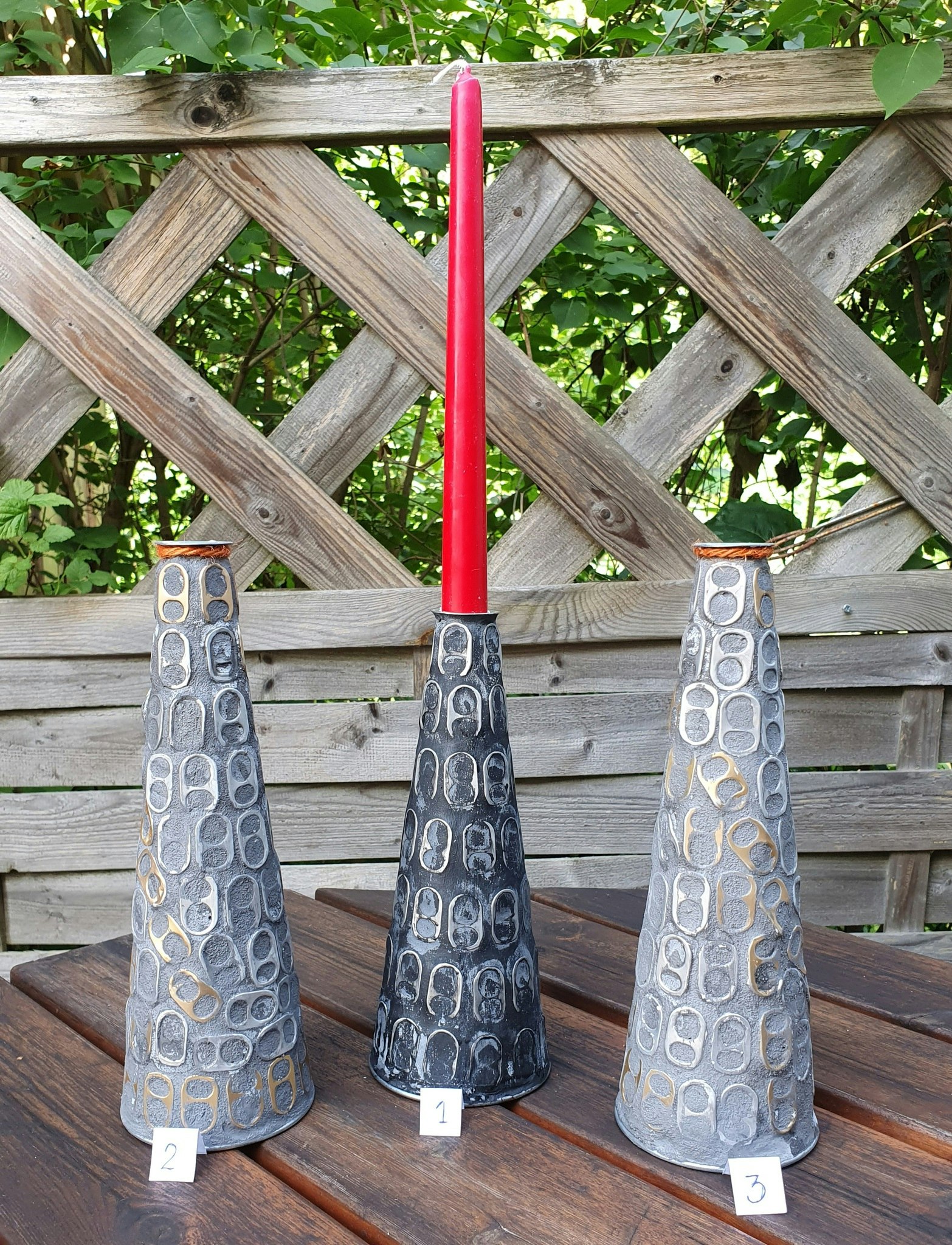 Mosaik ljusstake