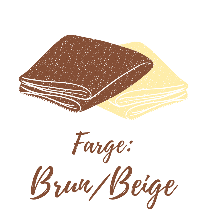 Brun/Beige - Lappelykke