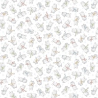 White Bunny Snowflake