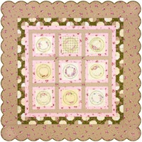 Floss Garden Wreaths- 10 stk mønsterpakke