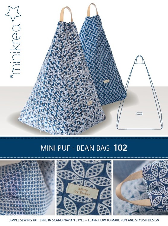 Mini puff- bean bag