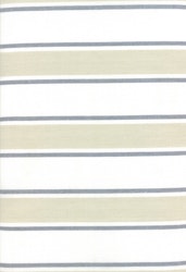 Toweling-krem/hvit me grå striper