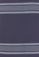 Toweling-blå med hvite striper