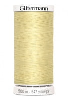 Gutermann col.325 lys gul-500 m