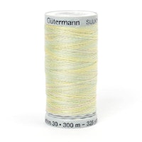 4012   Sulky Gûtermann Cotton 30, 300m,  krem pastell flerfarget  bomullstråd